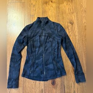 Lululemon Align Black Camouflage Jacket Size 6